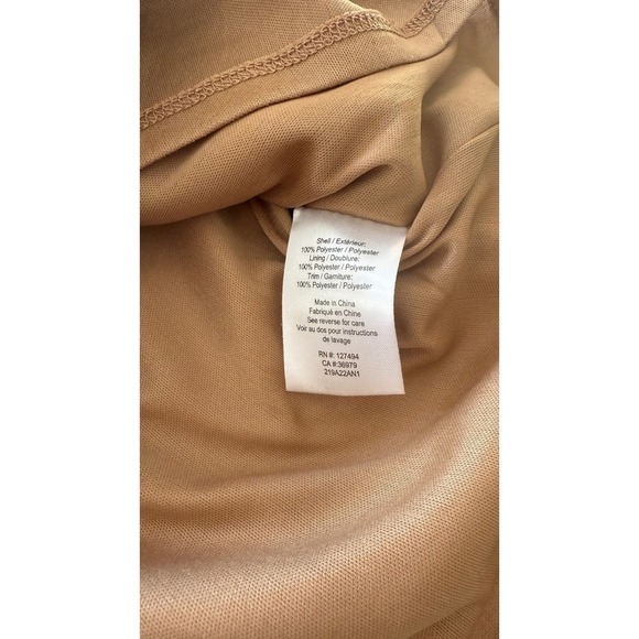 VTG Sequin Cami Top Sz L Dainty Lace Trim Rose Gold - Picture 7 of 13